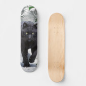 Patineta Pantera Caminando En La Nieve スケートボード (正面)
