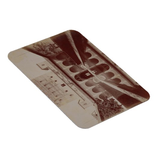 Patio de los Arrayanes, Alhambra, c.1875-80 （セピア） マグネット (右側)