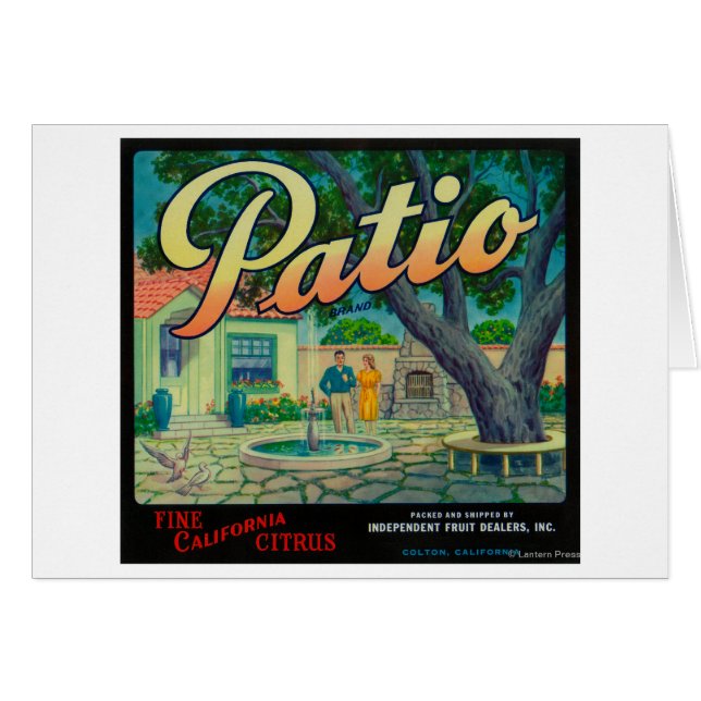 Patio Orange LabelColton（カリフォルニア州） (正面横)