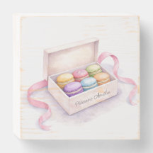 Pâtisserie Amélie Macaron Gift Box Watercolor Art 