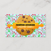 Patisserie Rolling Pin Cookies | Floral Bakery 名刺 (正面)
