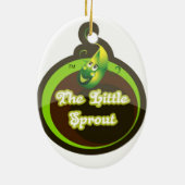 Pâtisseriesのpoétique deムーサによる芽のオーナメント セラミックオーナメント (裏面)