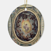 Patmos 1520-23年の聖ヨハネの視野(フレスコ画) セラミックオーナメント (左)