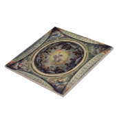 Patmos 1520-23年の聖ヨハネの視野(フレスコ画) タイル (側面)