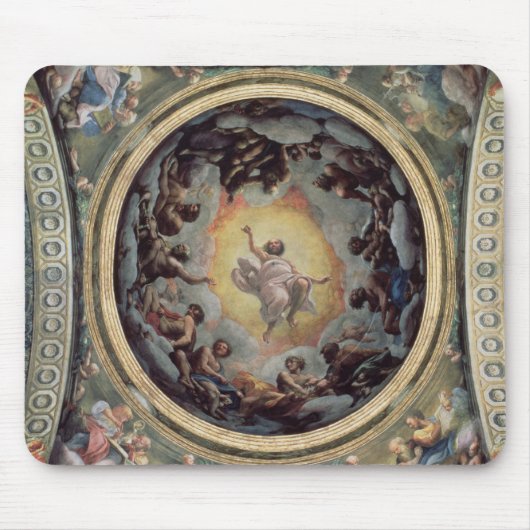 Patmos 1520-23年の聖ヨハネの視野(フレスコ画) マウスパッド (正面)