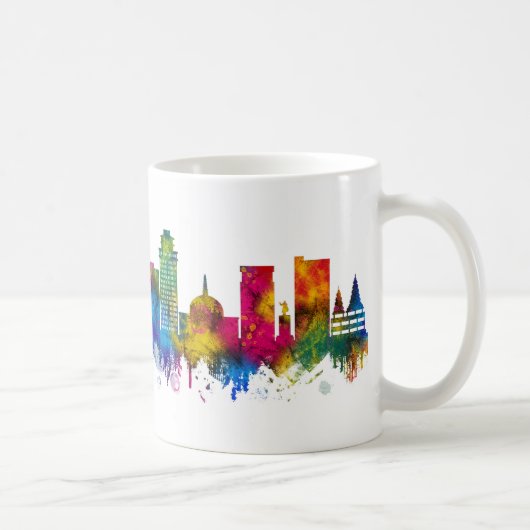 Patna Bihar Skyline コーヒーマグカップ (右)