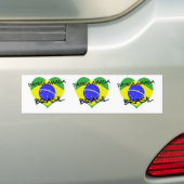 Pátria Amada Brasil バンパーステッカー (車上)