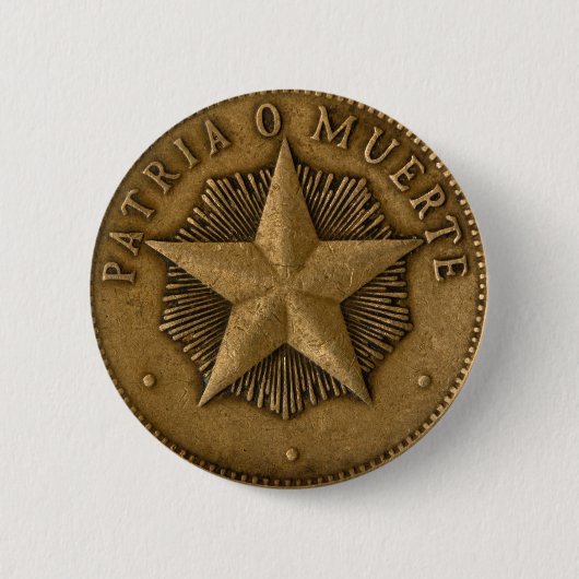 Patria o Muerte 缶バッジ (正面)