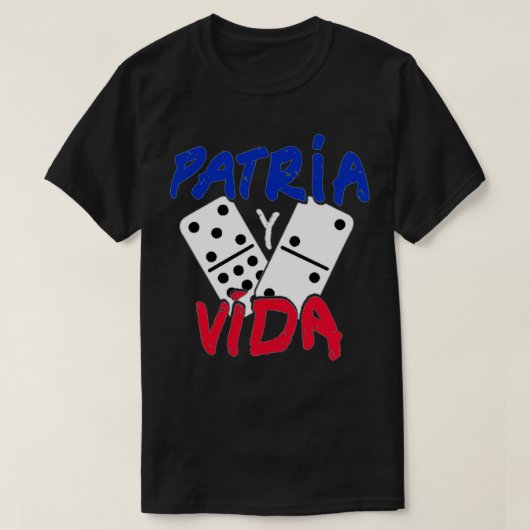 Patria y Vida Tシャツカミセタプルオーバー Tシャツ (デザイン正面)