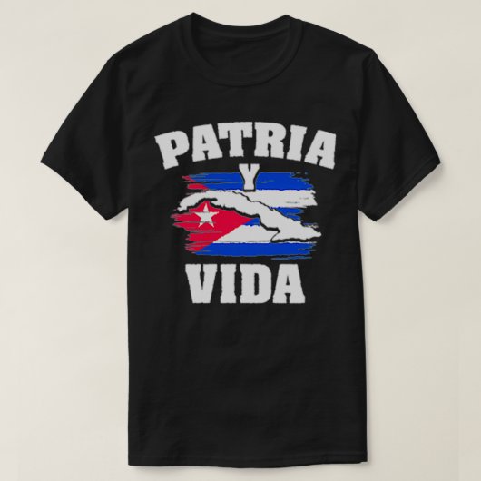 Patria y Vida TシャツCamiseta Pullover3 Tシャツ (デザイン正面)