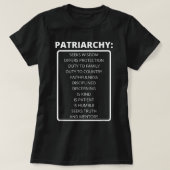Patriarchy Design Family Men Conservative T Christ Tシャツ (デザイン正面)
