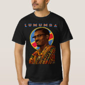 Patrice Lumumba Pan African art Congo leader  Tシャツ (正面)