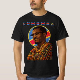 Patrice Lumumba Pan African art Congo leader  Tシャツ