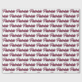 Patricia fade pink personalisiertes Geschenkpapier ラッピングペーパー (フラット)