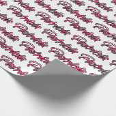 Patricia fade pink personalisiertes Geschenkpapier ラッピングペーパー (角)
