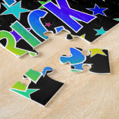 「PATRICK」名、おもしろい「ハッピーバースデー」 ジグソーパズル (側面)