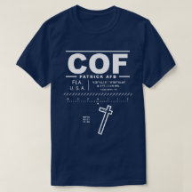 Patrick AFB Air Force Base COF Tシャツ