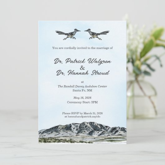 Patrick and Hannah Wedding 招待状 (スタンド正面)