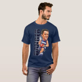 Patrick Dangerfield Tシャツ – AFL – ジェロロロキャッツ (正面フル)