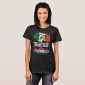 Patrick Day irish Ireland root Magyar Hungary Flag Tシャツ (正面フル)