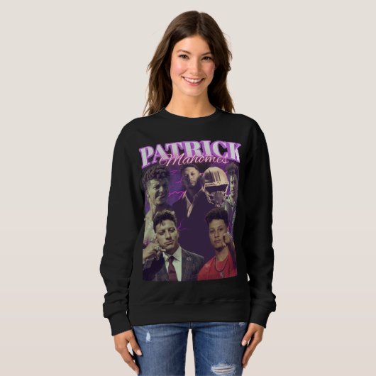 Patrick Mahomes Vintage Bootleg Fans スウェットシャツ (正面フル)