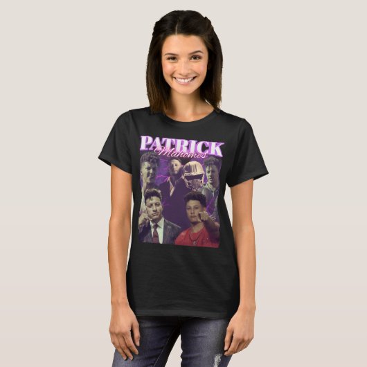 Patrick Mahomes Vintage Bootleg Fans Tシャツ (正面フル)