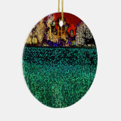 Patrick Ranch, Chico, CA (In Red and Green) セラミックオーナメント (右)