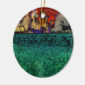 Patrick Ranch, Chico, CA (In Red and Green) セラミックオーナメント (左)