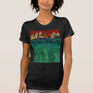 Patrick Ranch, Chico, CA (In Red and Green) Tシャツ