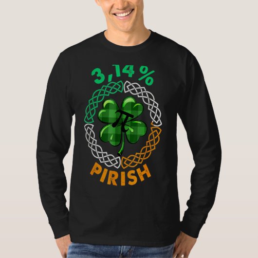 Patricks日Math Pi日Happy Pi日Math 3 14 Pi Tシャツ (正面)