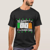 Patricks Day Funny Elements Of Lucky Periodic Tabl Tシャツ (正面)