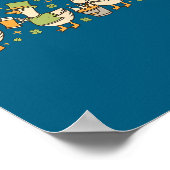 Patricks Day,funny Goose, Shamrock, Beer Gift Tee  ポスター (角)