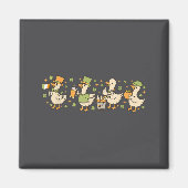 Patricks Day,funny Goose, Shamrock, Beer Gift Tee  マグネット (正面)