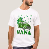 Patricks Day Gnome Nana Plaid Tシャツ (正面)