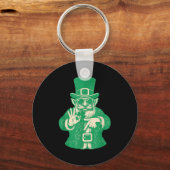 Patricks Day, Leprechauns Funny 6 Meme Gift Men, W キーホルダー (正面)