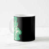 Patricks Day, Leprechauns Funny 6 Meme Gift Men, W コーヒーマグカップ (正面左)