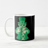 Patricks Day, Leprechauns Funny 6 Meme Gift Men, W コーヒーマグカップ (左)