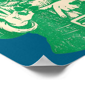 Patricks Day, Leprechauns Funny 6 Meme Gift Men, W ポスター (角)