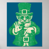 Patricks Day, Leprechauns Funny 6 Meme Gift Men, W ポスター (正面)