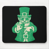 Patricks Day, Leprechauns Funny 6 Meme Gift Men, W マウスパッド (正面)