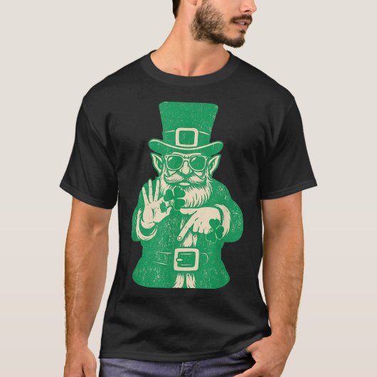 Patricks Day, Leprechauns Funny 6 Meme Gift Men, W Tシャツ (正面)