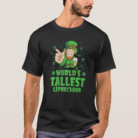 Patrick's Day World's tallest leprechaun Premium Tシャツ (正面)