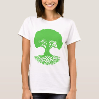 Patrick'sCelticIrishTreeofLife-Clover Tシャツ