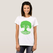 Patrick'sCelticIrishTreeofLife-Clover Tシャツ (正面フル)