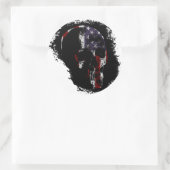 PATRIOTスカル色 ラウンドシール (バッグ)