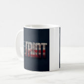 patriot american flag  コーヒーマグカップ (正面左)