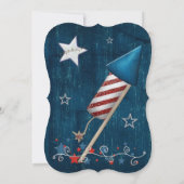 Patriot Americana Mixed Media BBQ FESTパーティー 招待状 (裏面)