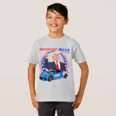 Patriot Boyz Racing、トランプコルベットの子供Tシャツ付き Tシャツ (正面フル)