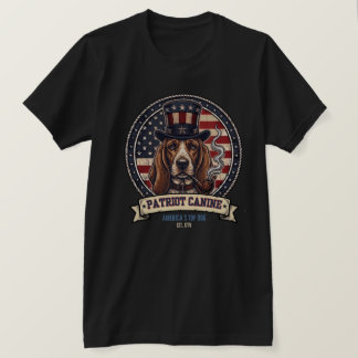 Patriot Canine America's Top Dog - Vintage Patriot Tシャツ