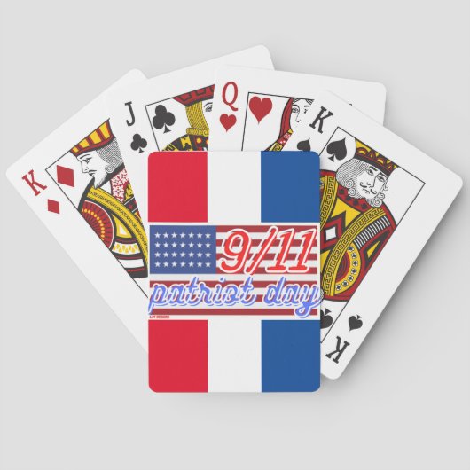 「PATRIOT DAY」のカー遊ド トランプ (裏面)